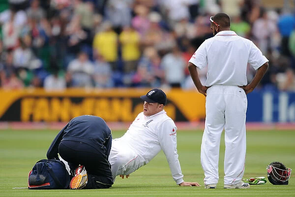 Andrew Flintoff With Painfull Foot Problem