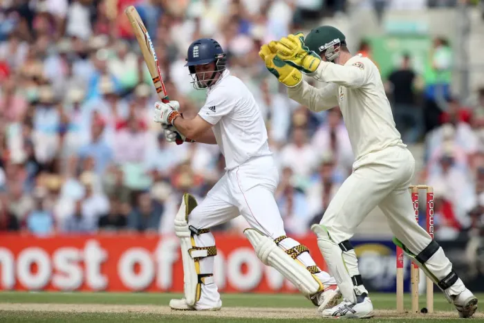 Framed Print : Andrew Strauss Is Caught And Out For 75
