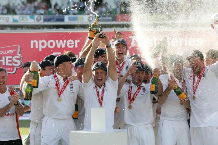 Framed Print : Andrew Strauss & England Framed Print : Andrew Strauss & England