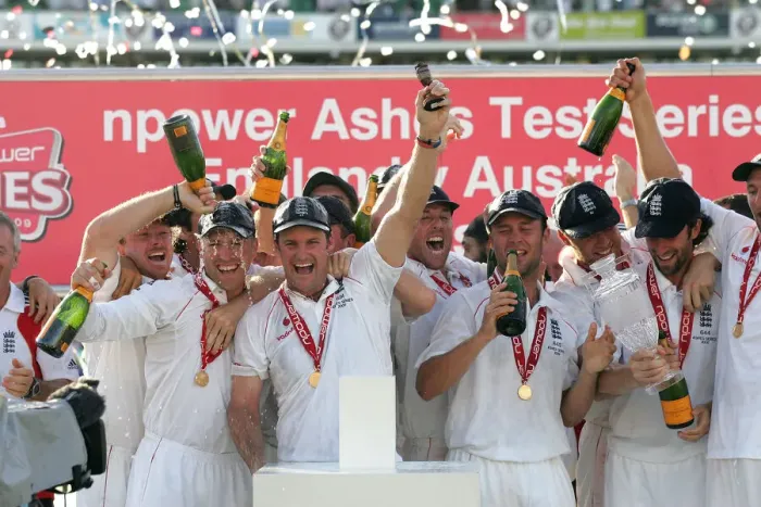Framed Print : Andrew Strauss & England