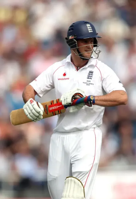 Framed Print : Andrew Strauss Leaves The Field