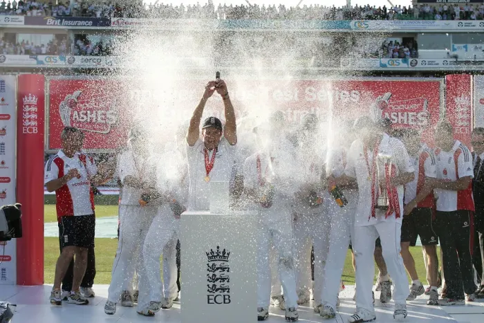 Framed Print : Andrew Strauss Lifts The Ashes Framed Print : Andrew Strauss Lifts The Ashes