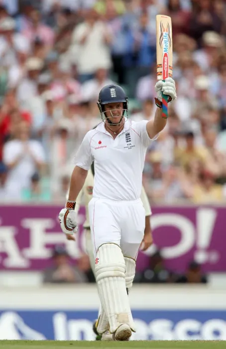 Framed Print : Andrew Strauss Makes His 50 Framed Print : Andrew Strauss Makes His 50