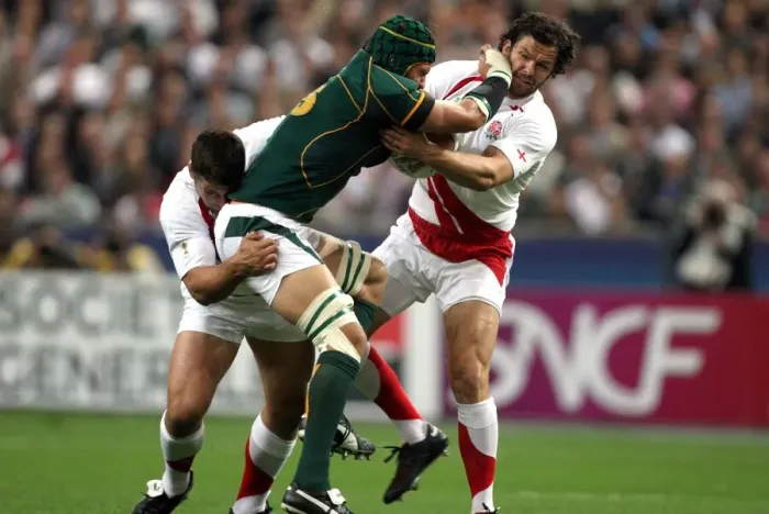 Framed Print : Andy Farrell & Victor Matfield