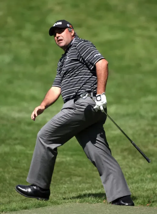 Framed Print : Angel Cabrera After Hitting 2nd Shot On 7th Framed Print : Angel Cabrera After Hitting 2nd Shot On 7th