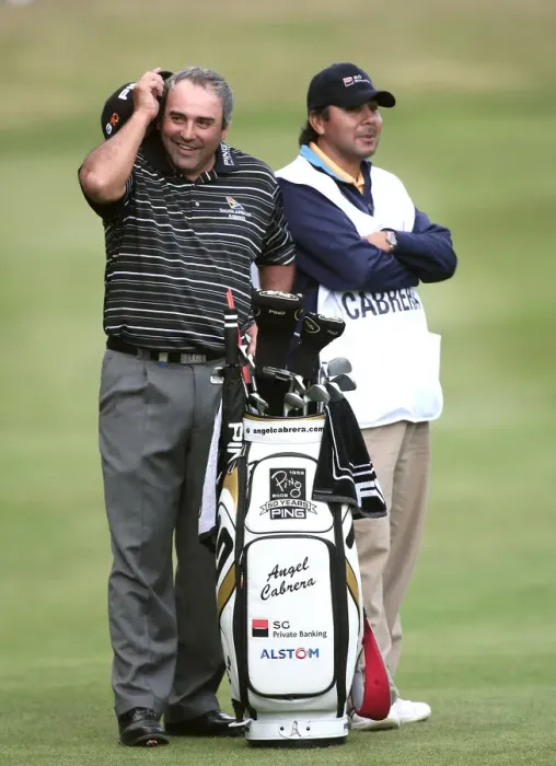 Framed Print : Angel Cabrera In A Relaxed Mood Framed Print : Angel Cabrera In A Relaxed Mood