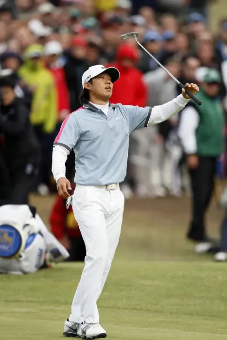 Framed Print : Anthony Kim Misses On 16th