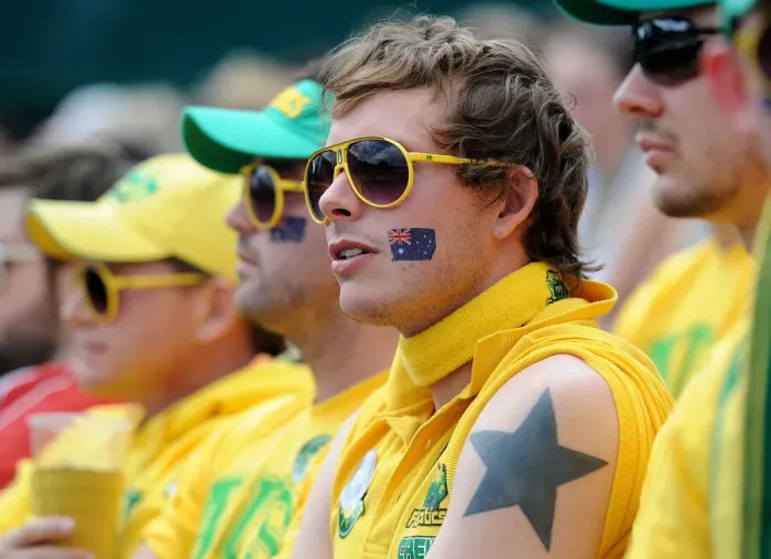 Framed Print : Australian Tennis Fan
