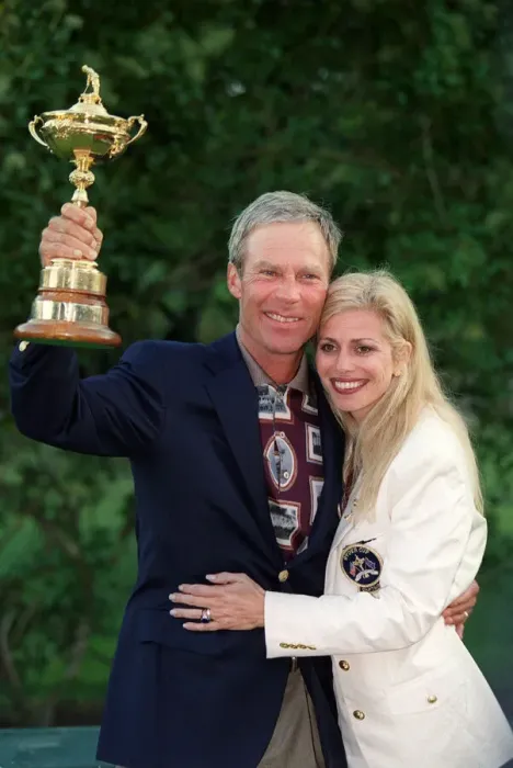 Framed Print : Ben Crenshaw & Wife Framed Print : Ben Crenshaw & Wife