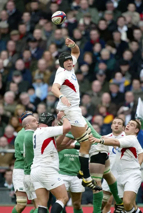 Framed Print : Ben Kay Wins Line Out Framed Print : Ben Kay Wins Line Out