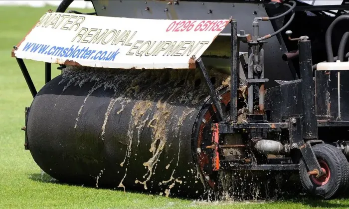 Framed Print : The Blotter Removes Water From Headingley Turf Framed Print : The Blotter Removes Water From Headingley Turf
