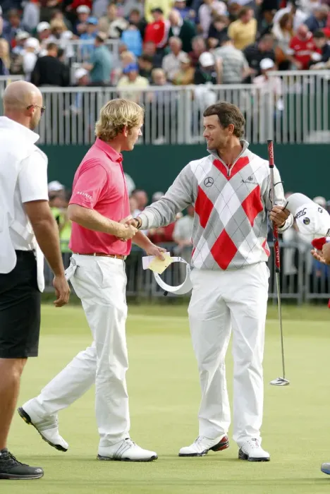 Framed Print : Brandt Snedeker & Adam Scott Framed Print : Brandt Snedeker & Adam Scott