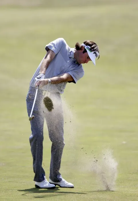 Framed Print : Bubba Watson Plays His Approach To 9th Green Framed Print : Bubba Watson Plays His Approach To 9th Green