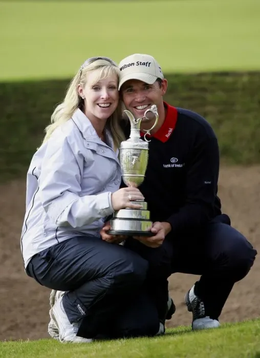 Framed Print : Caroline & Padraig Harrington Framed Print : Caroline & Padraig Harrington