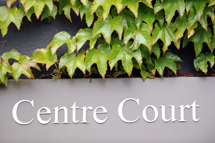 Framed Print : Centre Court Sign Framed Print : Centre Court Sign