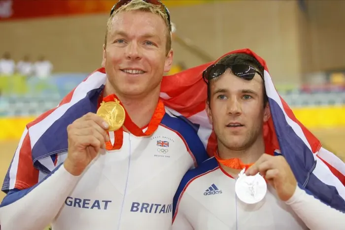 Framed Print : Chris Hoy & Ross Edgar Framed Print : Chris Hoy & Ross Edgar