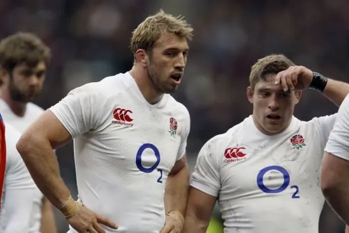 Framed Print : Chris Robshaw & Tom Youngs Framed Print : Chris Robshaw & Tom Youngs