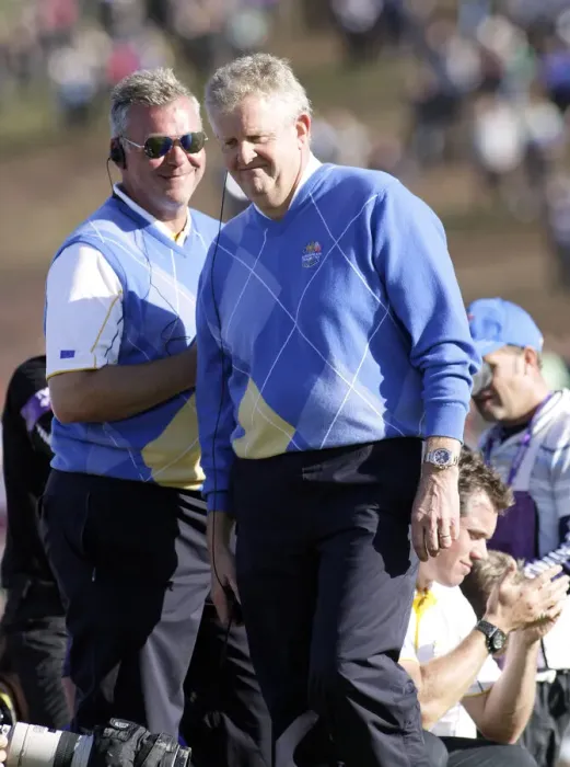 Framed Print : Colin Montgomerie & Darrn Clarke Framed Print : Colin Montgomerie & Darrn Clarke