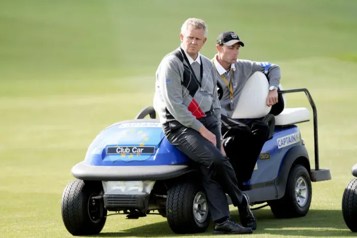Framed Print : Colin Montgomerie Deep In Thought