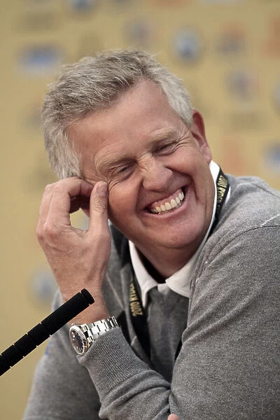 Colin Montgomerie During His Press Conference