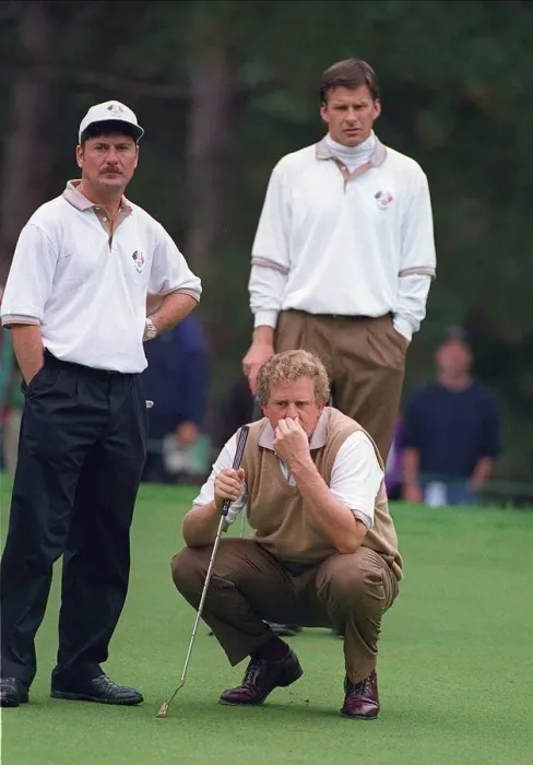 Framed Print : Colin Montgomery & Nick Faldo