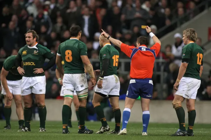Framed Print : Conrad Jantjes Is Sent Off