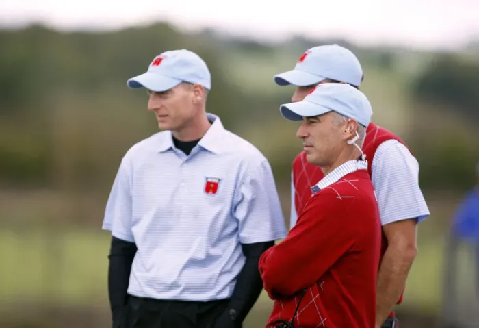 Framed Print : Corey Pavin & Jim Furyk Framed Print : Corey Pavin & Jim Furyk