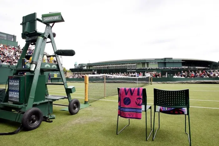 Framed Print : Court 18 View Of Show Court 1