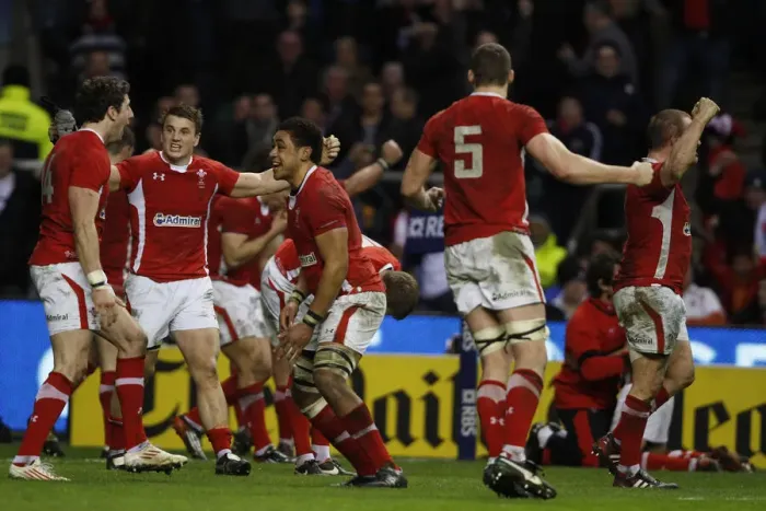 Framed Print : Cuthbert, Williams & Toby Faletau Celebrate Framed Print : Cuthbert, Williams & Toby Faletau Celebrate
