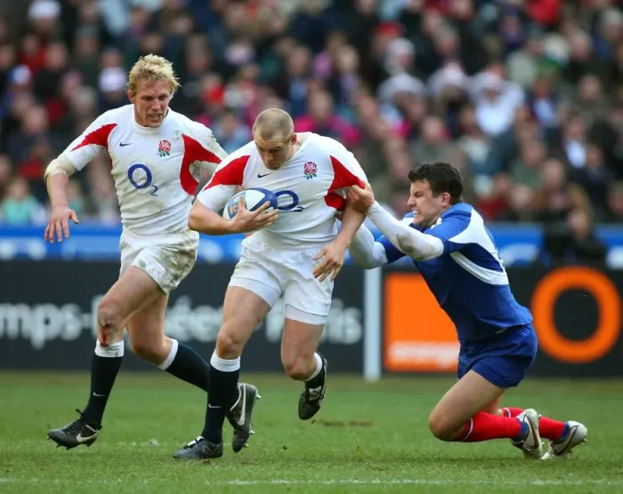 Framed Print : Damien Traille & Mike Tindall Framed Print : Damien Traille & Mike Tindall