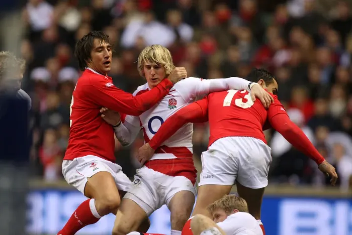 Framed Print : David Strettle, Gavin Henson, Sonny Parker Framed Print : David Strettle, Gavin Henson, Sonny Parker