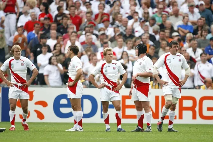 Framed Print : Dejected England After Conceeding Framed Print : Dejected England After Conceeding