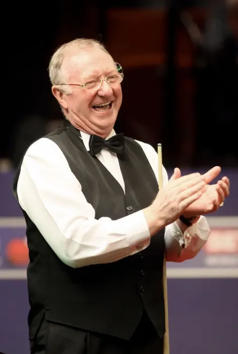 Framed Print : Dennis Taylor Enjoys The Moment