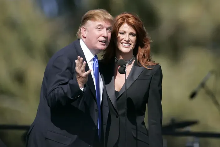 Framed Print : Donald Trump & Angie Everhart