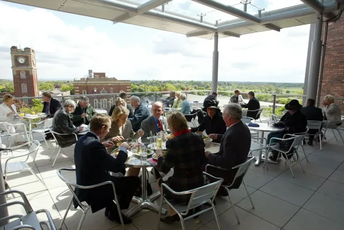 Framed Print : Ebor Stand Restaurant York Racecourse Framed Print : Ebor Stand Restaurant York Racecourse