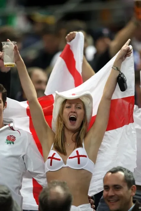 Framed Print : England Fan Framed Print : England Fan