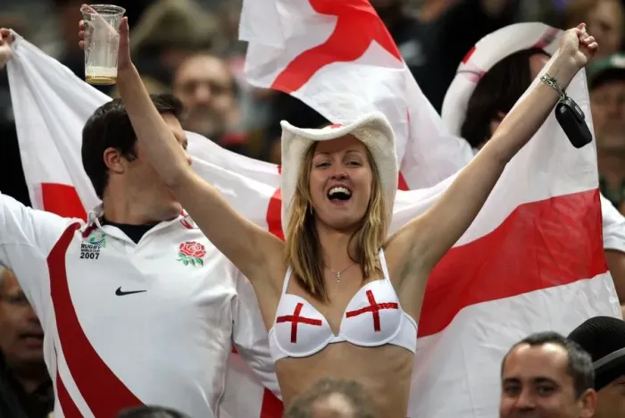 Framed Print : England Fan Framed Print : England Fan