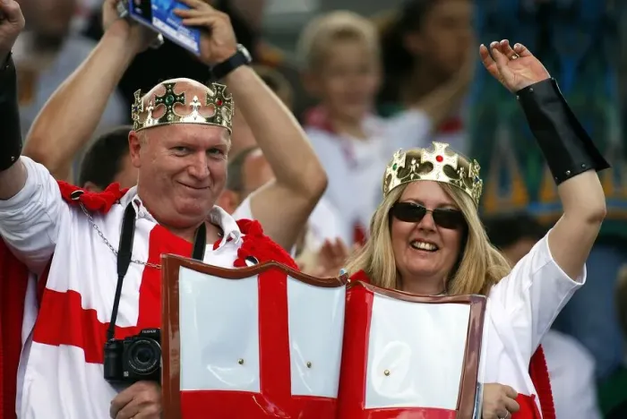 Framed Print : England Fan S