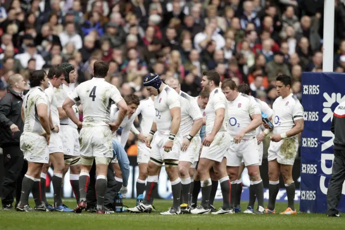 Framed Print : England Players After Conceeding Framed Print : England Players After Conceeding