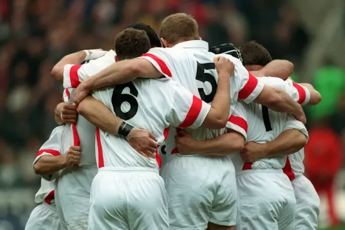 Framed Print : England Players Team Talk Framed Print : England Players Team Talk