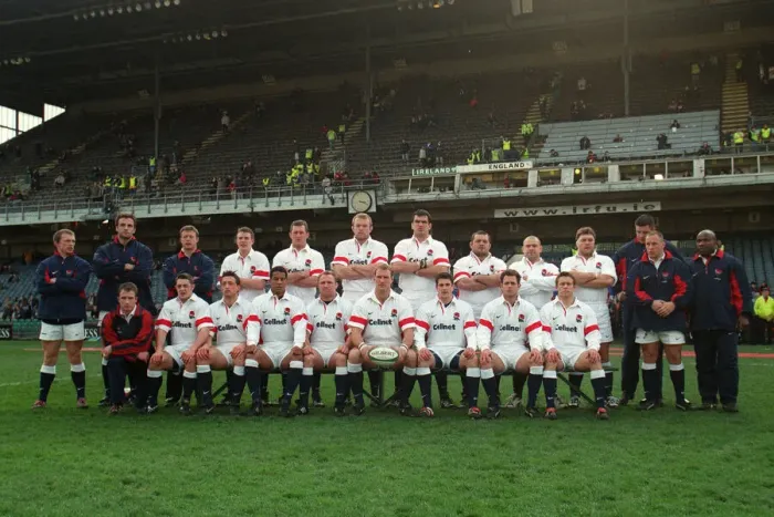 Framed Print : England Rugby Team Framed Print : England Rugby Team