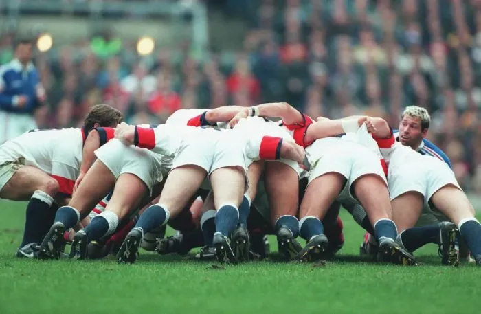 Framed Print : England Scrum Framed Print : England Scrum