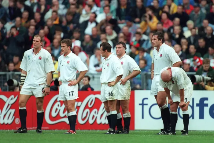 Framed Print : England Team Looking Dejected Framed Print : England Team Looking Dejected