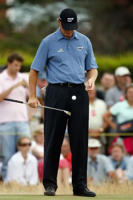 Framed Print : Ernie Els South Africa The Open, Royal Liverpool G.C Framed Print : Ernie Els South Africa The Open, Royal Liverpool G.C