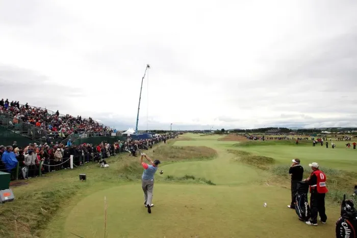 Framed Print : Ernie Els Drives Off On The 6th Framed Print : Ernie Els Drives Off On The 6th