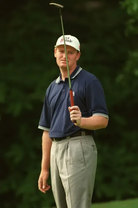 Framed Print : Ernie Els Misses Put On 17th