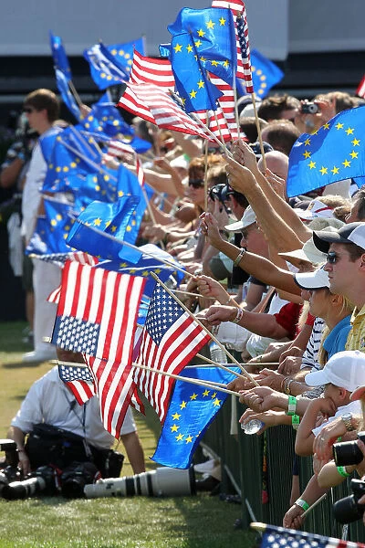 European & Usa Flags