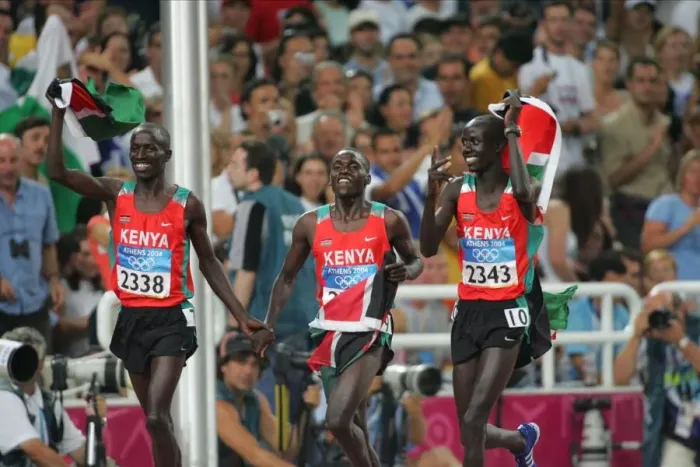 Framed Print : Ezekiel Kemboi, Brimin Kipruto & Kipsiele Koech Framed Print : Ezekiel Kemboi, Brimin Kipruto & Kipsiele Koech
