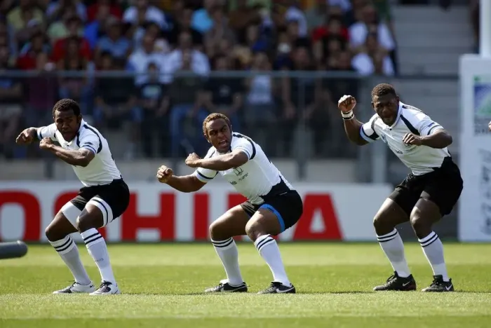 Framed Print : Fiji Perform The Haka Framed Print : Fiji Perform The Haka
