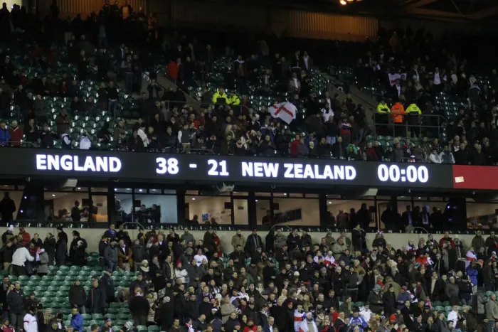 Framed Print : The Final Scoreboard At Twickenham Framed Print : The Final Scoreboard At Twickenham